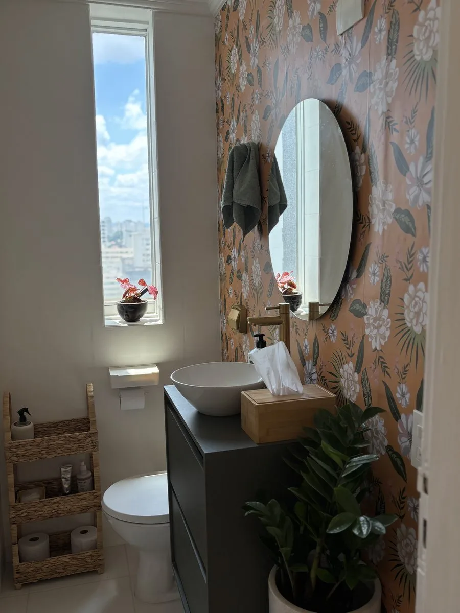 Lavabo do espaço odontológico em Higienópolis