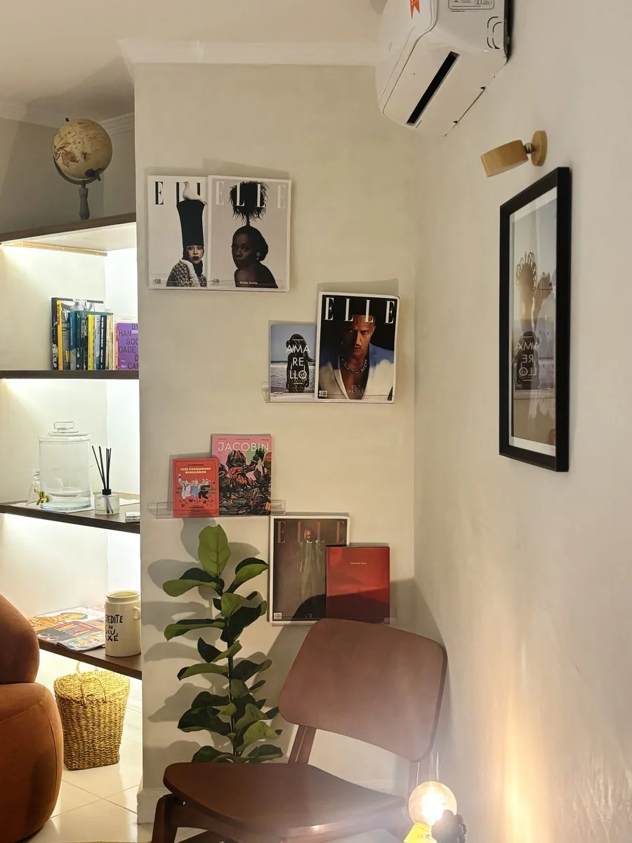 Recepção do espaço onde fica a sala odontológica em Higienópolis