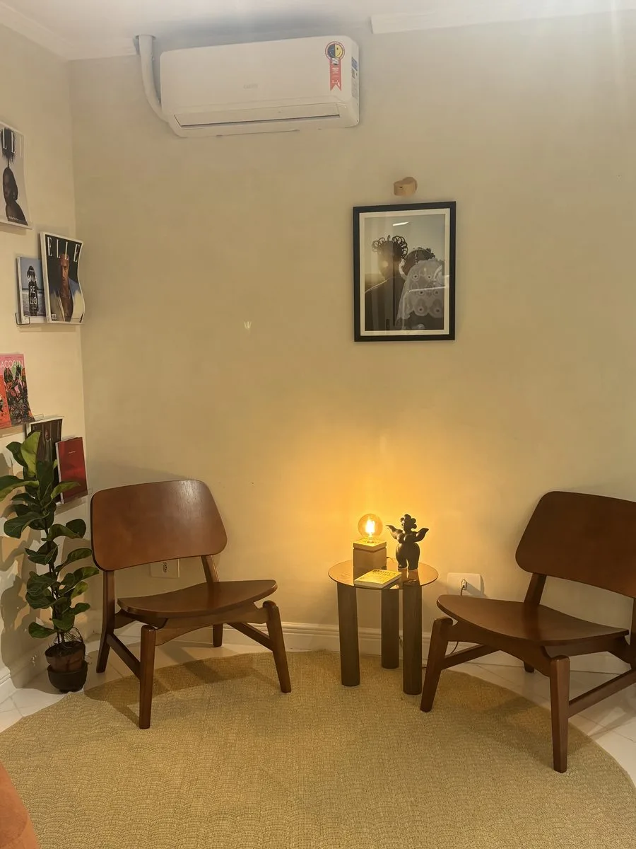 Sala de espera da clínica odontológica em Higienópolis